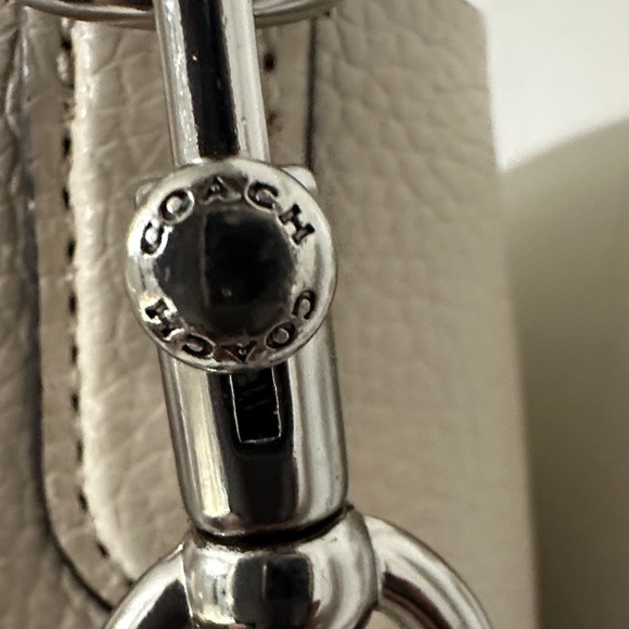 Coach Thea Ivory/Cream Leather Tote Bag - Picture 6 of 12